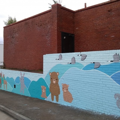 Mural by Julia Chon, aka Kimchi Juice